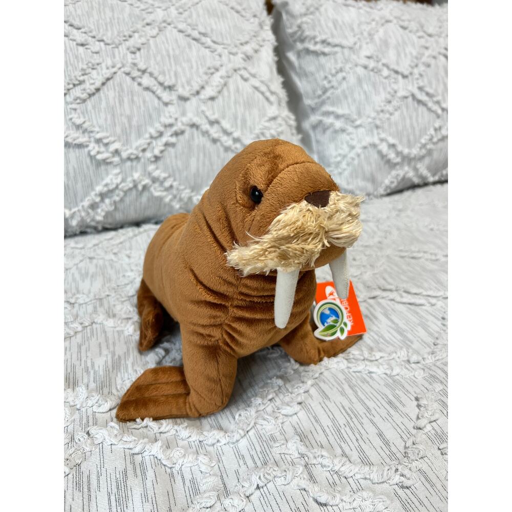 Wild Republic Realistic Walrus Stuffed Animal Plush 15 inches